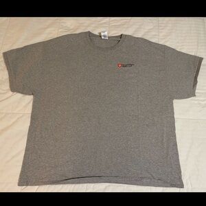 Gildan 3XL Harvard Pilgrim Healthcare T Shirt Heather Grey Ultra Cotton EUC